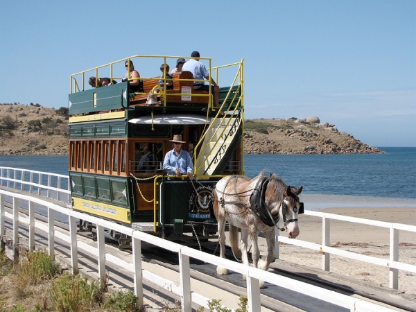 Трамвай на конной тяге, Австралия, Австралия и Океания